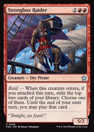 Strongbox Raider 96 Foundations Magic card