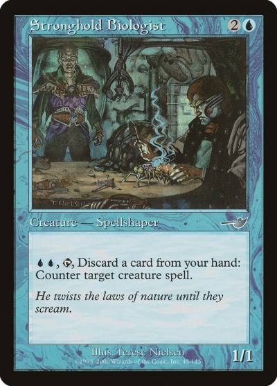 Stronghold Biologist NEM-45 Nemesis Magic card