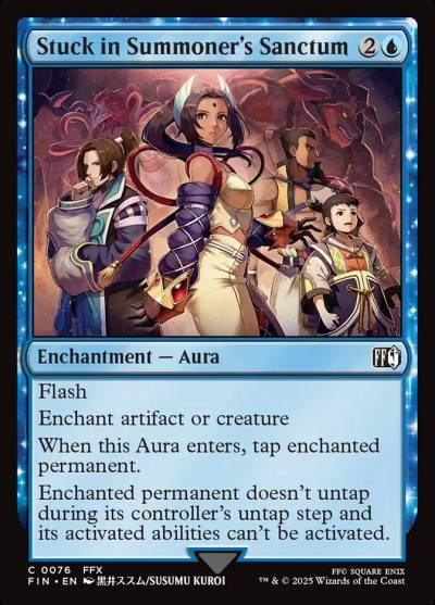 Stuck in Summoner's Sanctum FIN-76 Final Fantasy Magic card