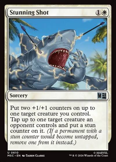 Stunning Shot MSC-610 Marvel Super Heroes Commander Magic card