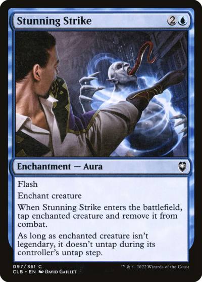 Stunning Strike CLB-97 Commander Legends: Battle for Baldur's Gate Magic card