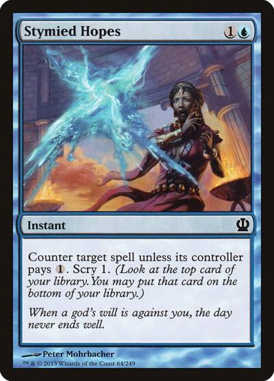 Stymied Hopes THS-64 Theros Magic card