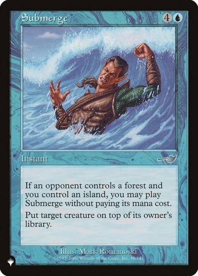 Submerge PLST-NEM-48 The List Magic card