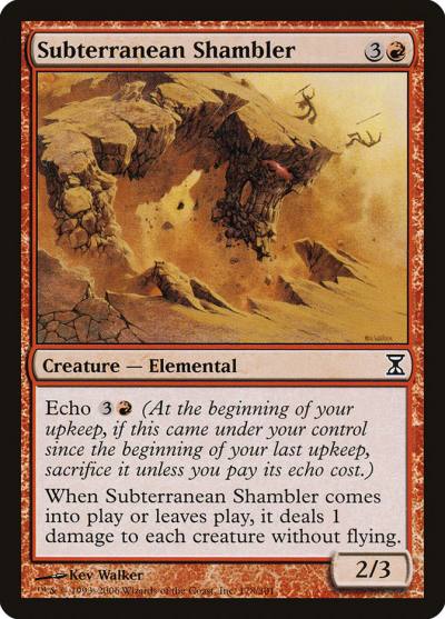 Subterranean Shambler 178 Time Spiral Magic card