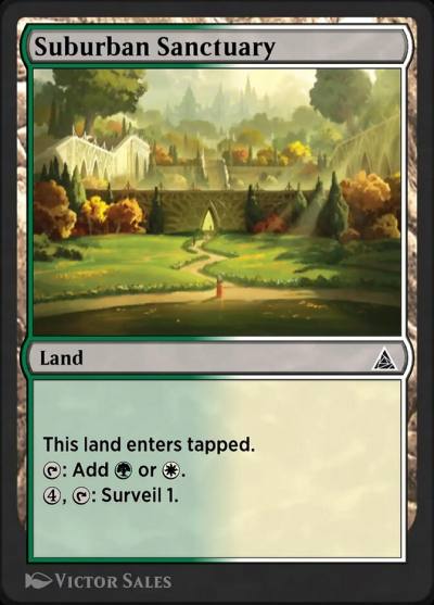 Suburban Sanctuary OM1-185 Through the Omenpaths Magic card