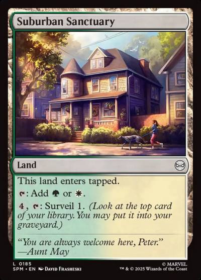Suburban Sanctuary SPM-185 Marvel's Spider-Man Magic card
