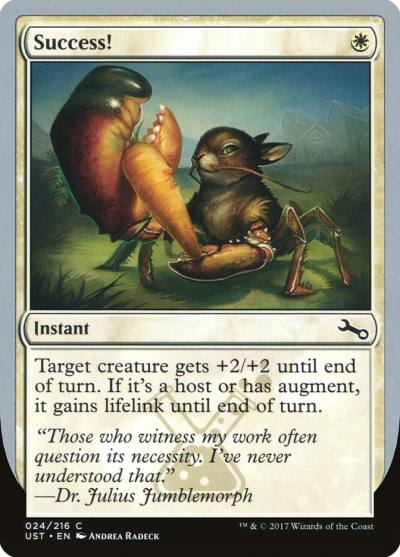 Success! UST-24 Unstable Magic card