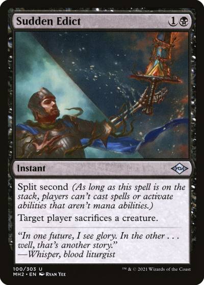 Sudden Edict MH2-100 Modern Horizons 2 Magic card