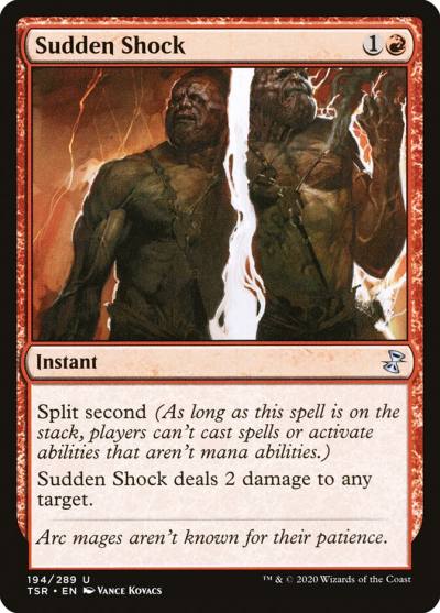 Sudden Shock TSR-194 Time Spiral Remastered Magic card