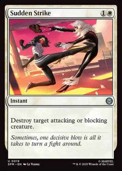 Sudden Strike SPM-19 Marvel's Spider-Man Magic card