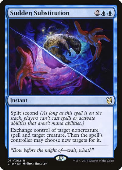 Sudden Substitution C19-11 Commander 2019 Magic card