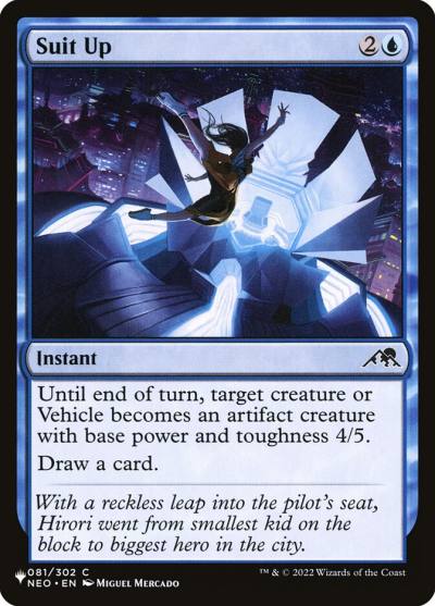 Suit Up PLST-NEO-81 The List Magic card