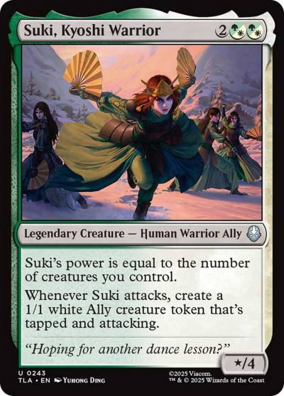Suki, Kyoshi Warrior TLA-243 Avatar: The Last Airbender Magic card