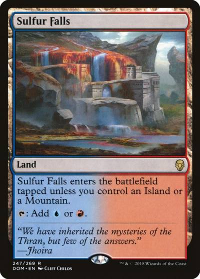 Sulfur Falls DOM-247 Dominaria Magic card