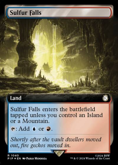 Sulfur Falls PIP-1040 Fallout Magic card