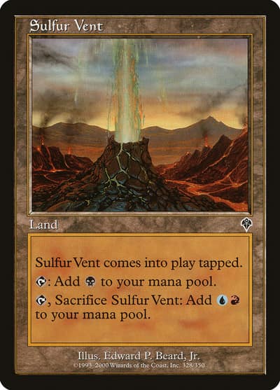 Sulfur Vent INV-328 Invasion Magic card
