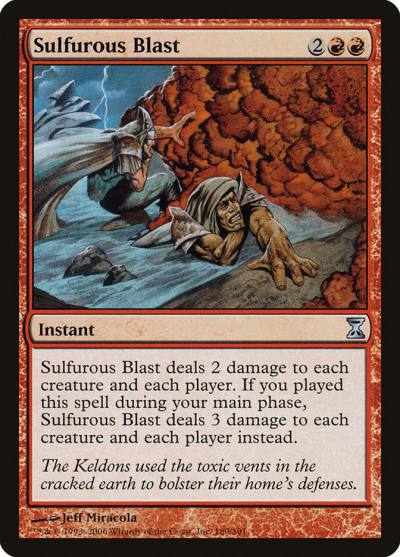 Sulfurous Blast TSP-180 Time Spiral Magic card