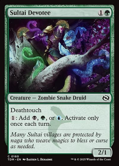 Sultai Devotee 160 Tarkir: Dragonstorm Magic card