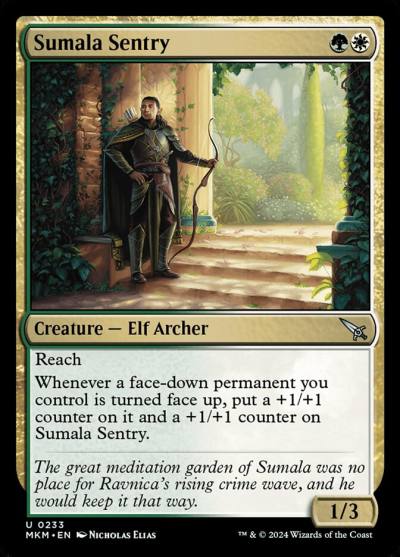 Sumala Sentry MKM-233 Murders at Karlov Manor Magic card