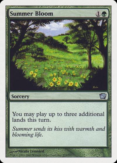 Summer Bloom 9ED-273 Ninth Edition Magic card