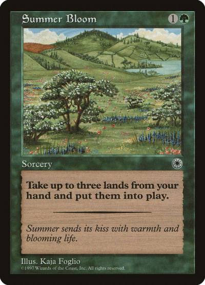 Summer Bloom POR-187 Portal Magic card