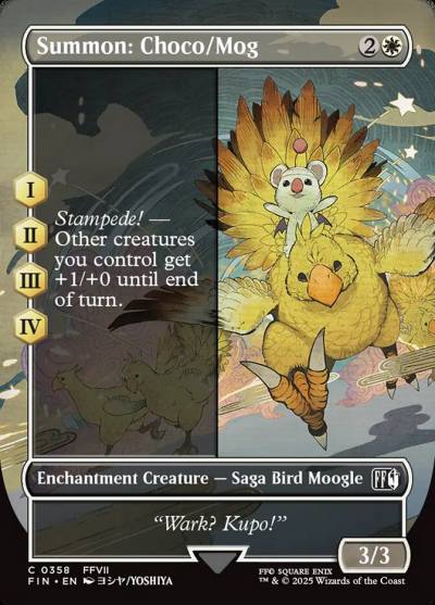 Summon: Choco/Mog FIN-358 Final Fantasy Magic card