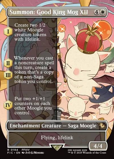 Summon: Good King Mog XII FIC-194 Final Fantasy Commander Magic card