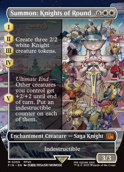 Summon: Knights of Round FIN-359 Final Fantasy Magic card