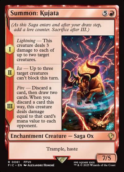 Summon: Kujata FIC-61 Final Fantasy Commander Magic card