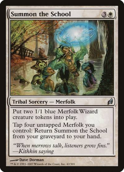 Summon the School 42 Lorwyn Magic card