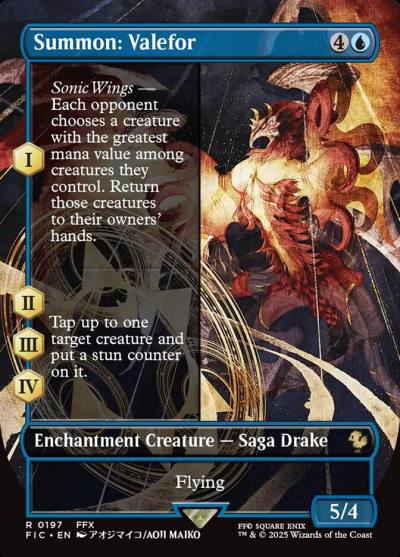 Summon: Valefor FIC-197 Final Fantasy Commander Magic card