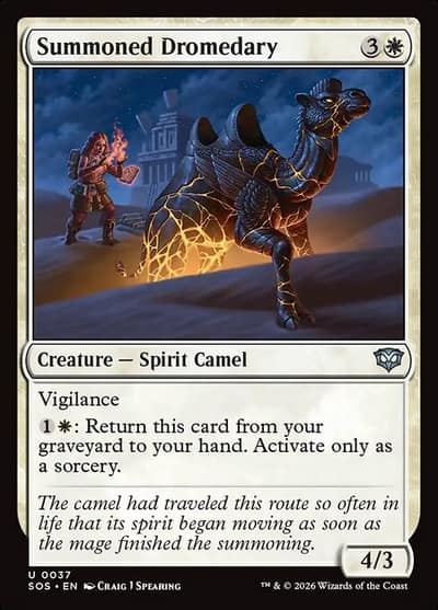 Summoned Dromedary 37 Secrets of Strixhaven Magic card