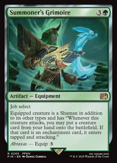 Summoner's Grimoire FIN-205 Final Fantasy Magic card