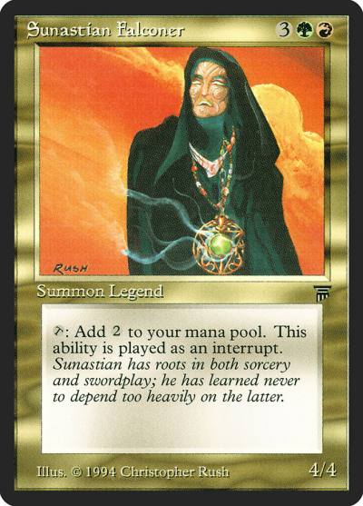 Sunastian Falconer LEG-261 Legends Magic card