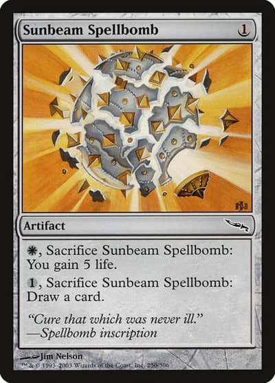 Sunbeam Spellbomb MRD-250 Mirrodin Magic card