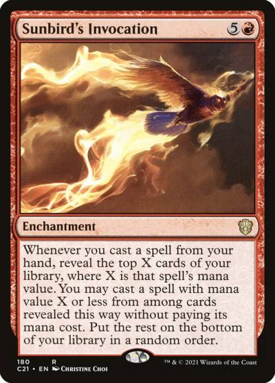 Sunbird's Invocation C21-180 Commander 2021 Magic card