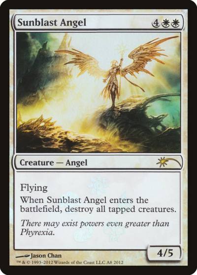 Sunblast Angel PSOM-A8 Scars of Mirrodin Promos Magic card