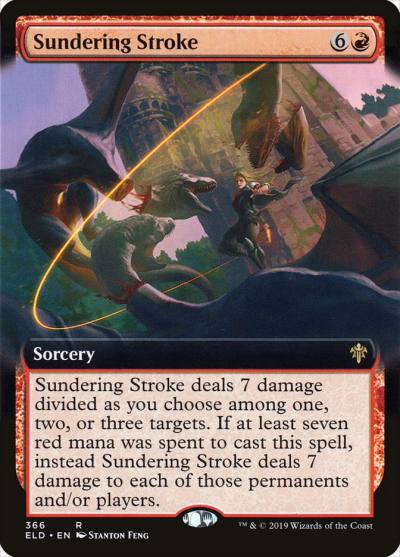 Sundering Stroke ELD-366 Throne of Eldraine Magic card