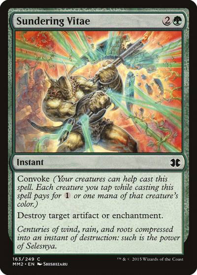 Sundering Vitae MM2-163 Modern Masters 2015 Magic card