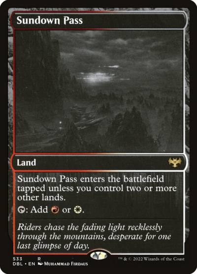 Sundown Pass DBL-533 Innistrad: Double Feature Magic card