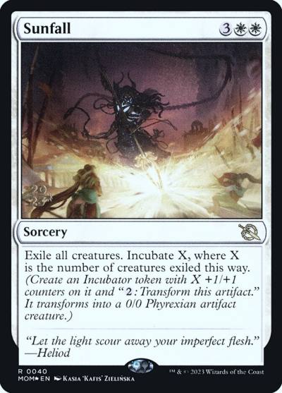 Sunfall PMOM-40S March of the Machine Promos Magic card