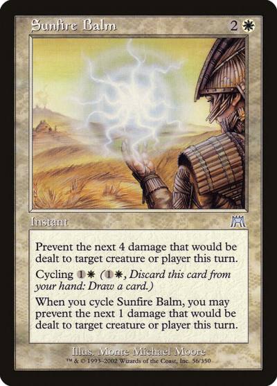 Sunfire Balm ONS-56 Onslaught Magic card