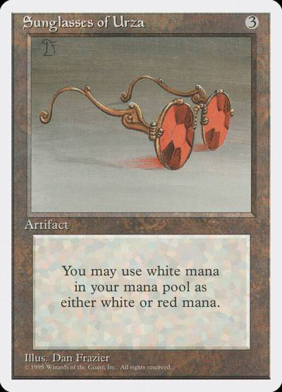 Sunglasses of Urza 4ED-347 Fourth Edition Magic card