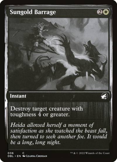 Sungold Barrage DBL-36 Innistrad: Double Feature Magic card