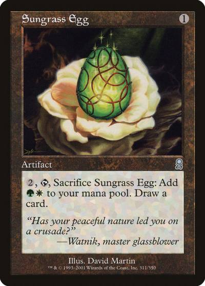 Sungrass Egg ODY-311 Odyssey Magic card