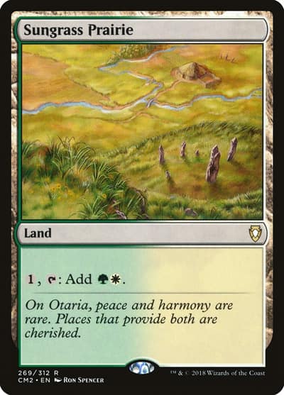Sungrass Prairie CM2-269 Commander Anthology Volume II Magic card