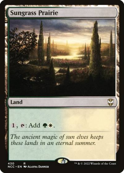 Sungrass Prairie NCC-430 New Capenna Commander Magic card