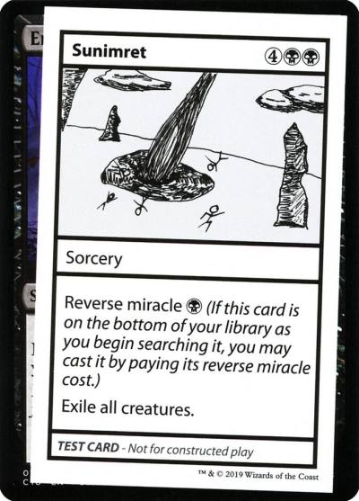 Sunimret CMB2-47 Mystery Booster Playtest Cards 2021 Magic card