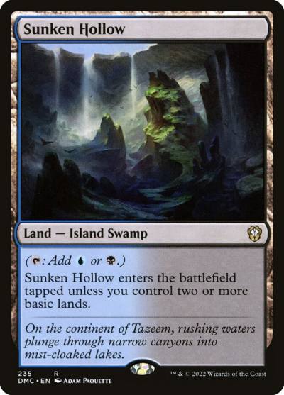 Sunken Hollow DMC-235 Dominaria United Commander Magic card