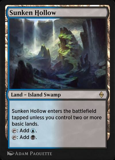 Sunken Hollow EA3-23 Explorer Anthology 3 Magic card